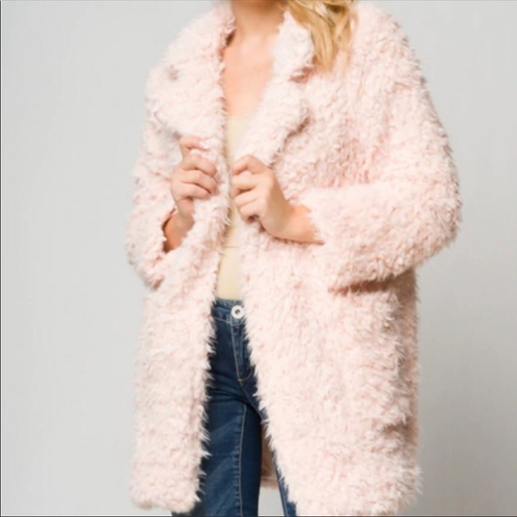 Shaggy teddy bear coat! It’s here! 😍boutique item - Picture 15 of 16